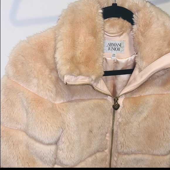 Armani junior faux fur coat - Picture 4 of 16